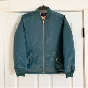J. Crew Bomber Jacket w/ Side Zips